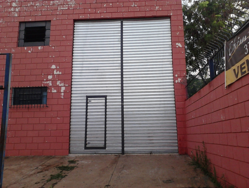 Porta de Enrolar para para Indústria Araraquara - Porta de Enrolar com Portinhola
