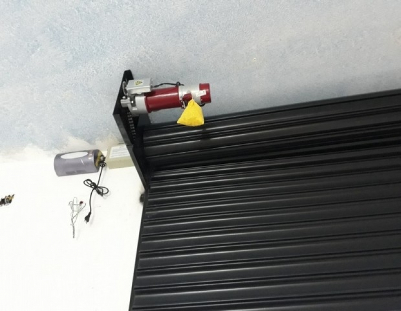 Portas de Aço Automática com Motor São José dos Campos - Porta de Aço Automática para Loja Usada